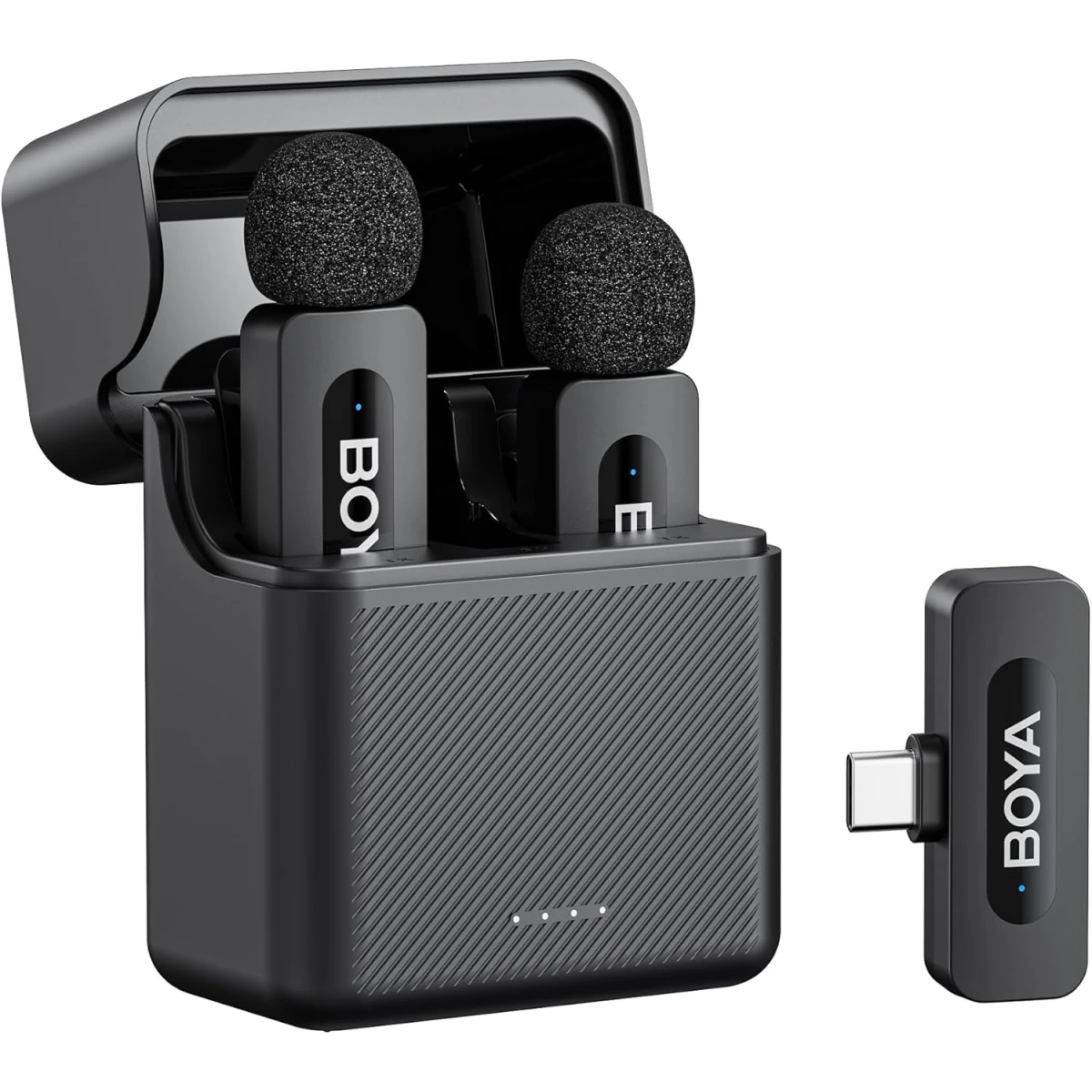 BOYA V30 Wireless Lavalier Microphone for iPhone/Android/PC/Laptop with USB-C Port BOYA V30 Wireless Lavalier Microphone for iPhone/Android/PC/Laptop with USB-C Port